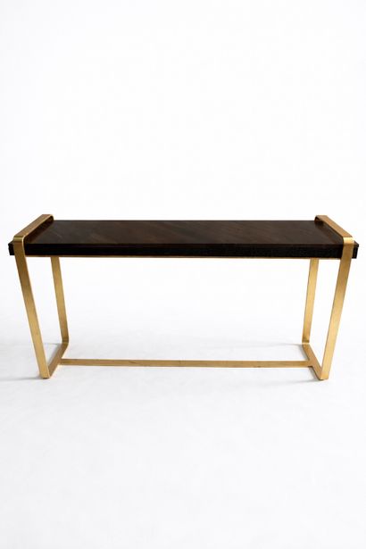 Création CONTEMPORAINE 
Elégante console...