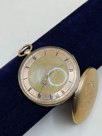 Important pocket watch in 18-carat (750/1000)...