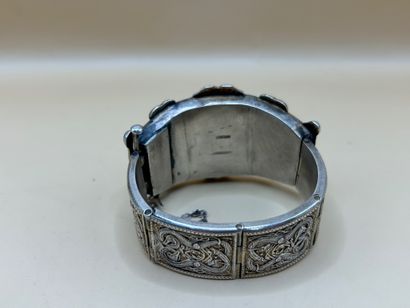 WATERHOUSE & CO
Silver and vermeil cuff bracelet...