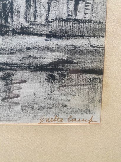 Odette CAMP (1909-1979)
Les quais de Seine,...