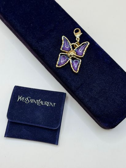 YVES SAINT LAURENT 
Elegant openwork bracelet...