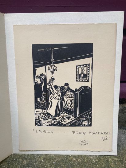 Frans MASEREEL (1889-1972)
La Ville, 1928
Gravure...