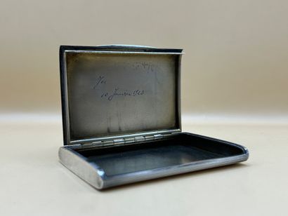 JANESICH 
Cigarette case in silver (925/1000)...