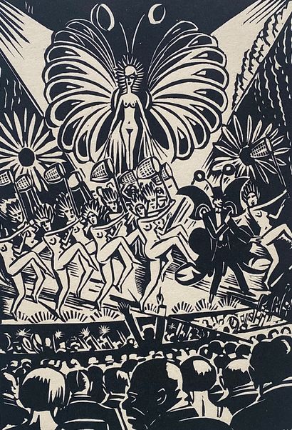 Frans MASEREEL (1889-1972)
La Ville, 1928
Gravure...