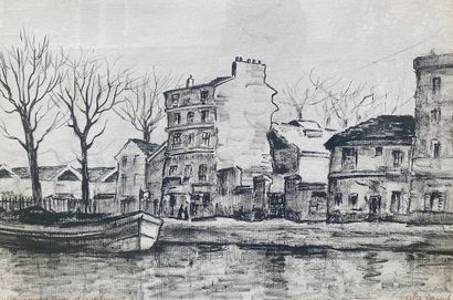 Odette CAMP (1909-1979)
Les quais de Seine,...