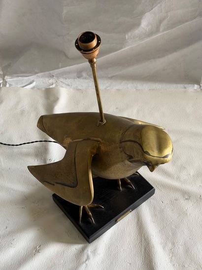 Création CONTEMPORAINE 
Pied de lampe 