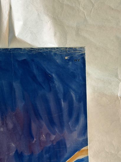 Jacques NESTLÉ (1907-1991) 
Composition abstraite
Acrylique...
