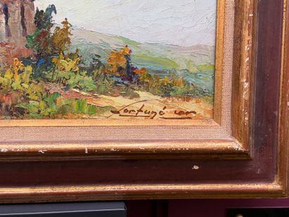Fortuné CAR (1905-1970)
Small chapel
Oil...