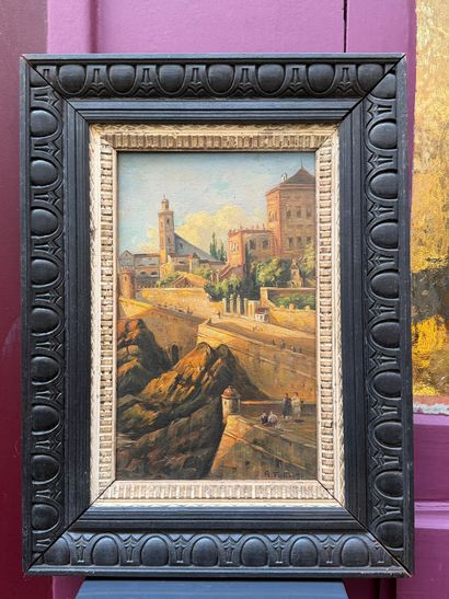 Alberto FALCHETTI (1878-1951)
Fortified landscape...