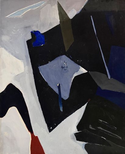 Jacques NESTLÉ (1907-1991) 
Composition abstraite
Acrylique...