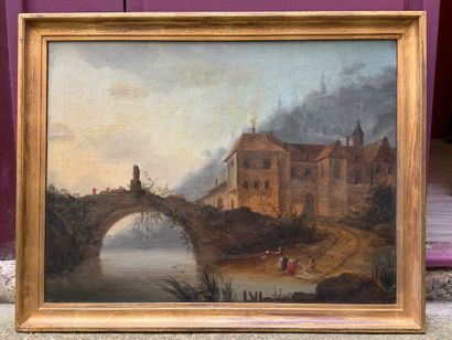 French school circa 1800
Fishermen near a...