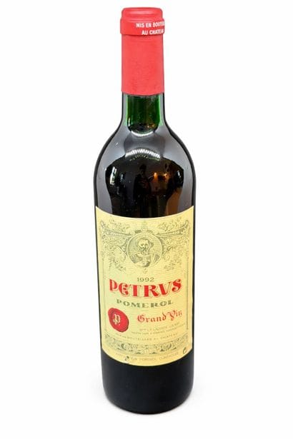 1 bottle Pomerol, Petrus, 1992. 

This lot...