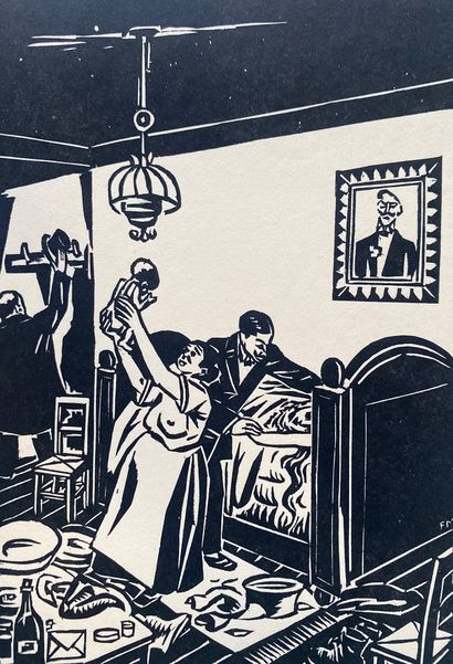 Frans MASEREEL (1889-1972)
La Ville, 1928
Gravure...