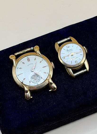 Set of two ladies' watches in 18K (750/1000)...
