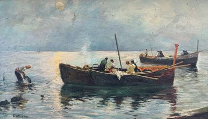 Eduardo DALBONO (1841-1915)
Fishermen at...