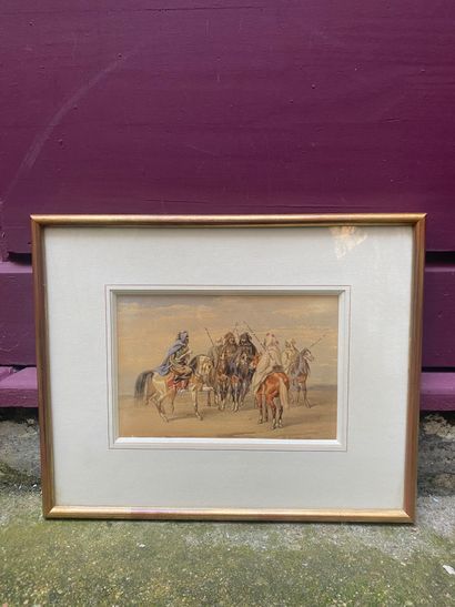 Noël-Dieudonné FINART (1797-1852)
Les cavaliers...