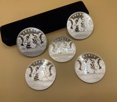 MONNAIE DE PARIS 
A set of collector's coins...