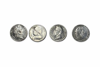 Lot of silver coins including: 
- 3 silver...