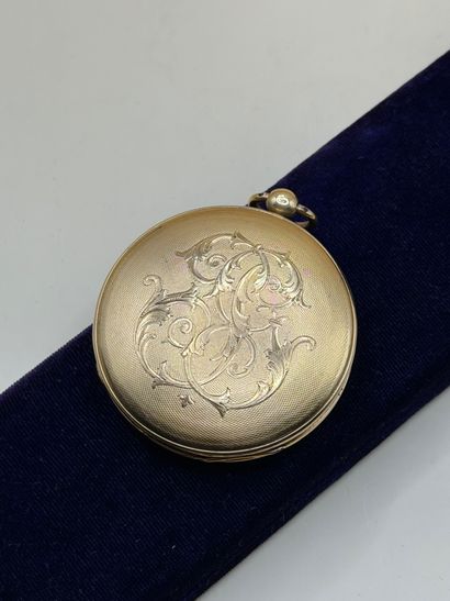 Important pocket watch in 18-carat (750/1000)...