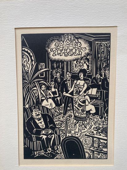 Frans MASEREEL (1889-1972)
La Ville, 1928
Gravure...