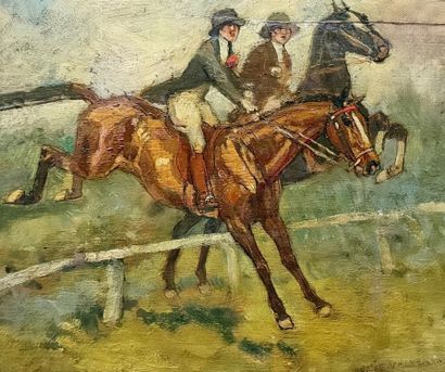 Louis Denis VALVÉRANE (1870-1943)
À cheval,...
