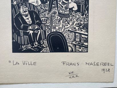 Frans MASEREEL (1889-1972)
La Ville, 1928
Gravure...
