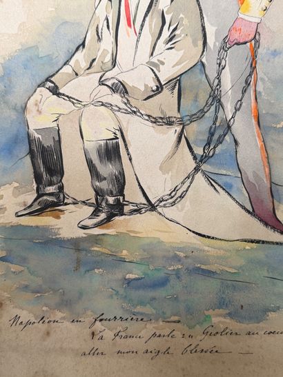 Eugène GIRARDIN (1861-1898)
Napoléon en fourrière,...