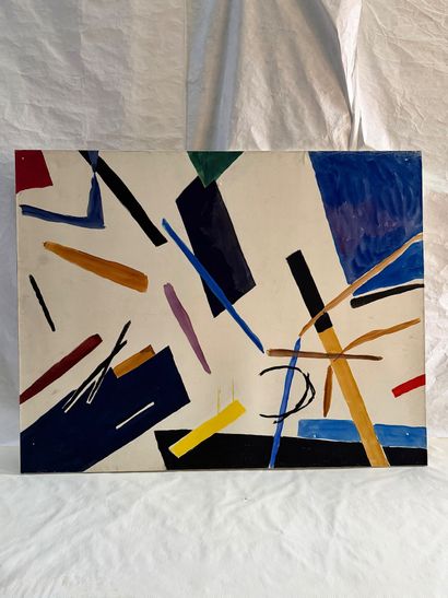 Jacques NESTLÉ (1907-1991) 
Composition abstraite
Acrylique...