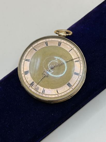 Important pocket watch in 18-carat (750/1000)...