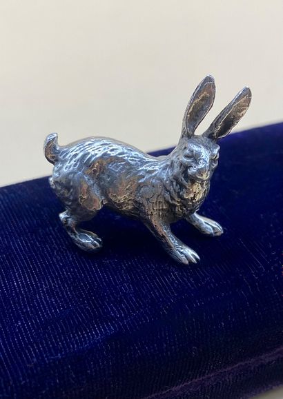 Small silver hare (950/1000). 
Minerve hallmark....