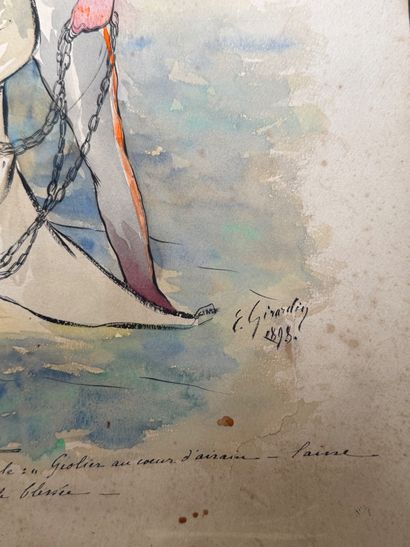 Eugène GIRARDIN (1861-1898)
Napoléon en fourrière,...