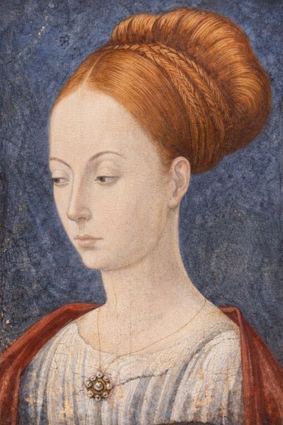 Italian school circa 1900 
Head of a woman...