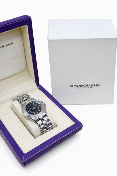 MAUBOUSSIN 
Steel dress watch with automatic...