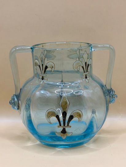 Émile GALLÉ (1846-1904) 
Vase à corps sphérique...