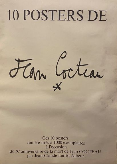 JEAN COCTEAU, based on 
4 posters 
Printed...