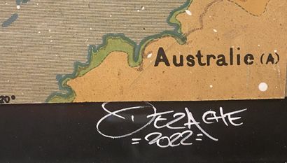 DEZACHE (b. 1990) 
Mickey and Minnie on skis,...