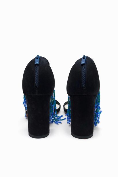 CHRISTIAN LOUBOUTIN 
Pair of black suede...