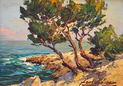 Fortuné CAR (1905–1970) 
Mediterranean Landscape...