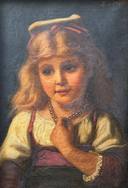 Lina VON WEILER (1830–1890)
Portrait of a...