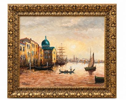 Robert MOGISSE (born in 1933)
View of Venice...