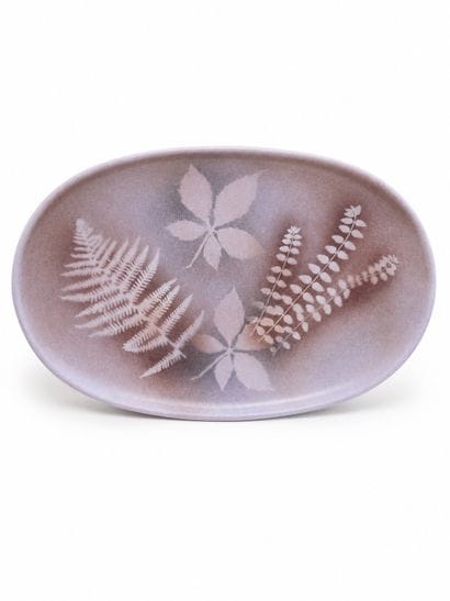 Jean AUSTRUY (1910-2012) 
Grand plat ovale...