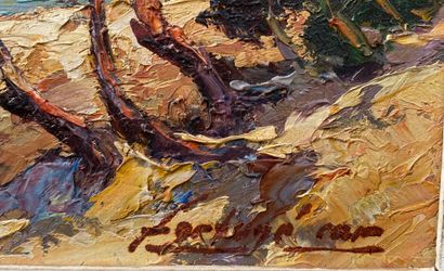Fortuné CAR (1905–1970) 
Mediterranean Landscape...