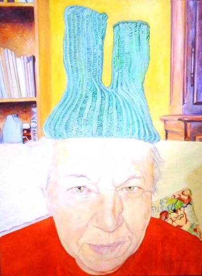 CYRIL LEYSIN
Ma mère au bonnet - 2010 huile...