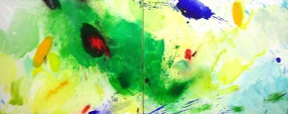 Caroline AVIAS
Dyptique - Floraison huile...