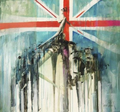 PATRICK CORNEE
WALK IN LONDON - 2010 huile...