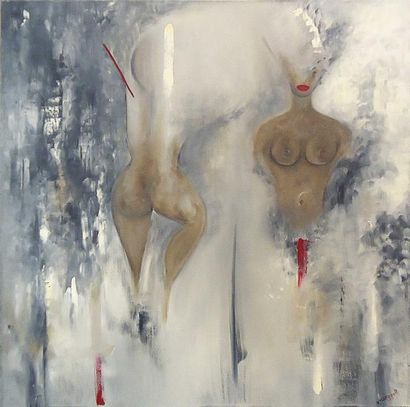 MARY GOR
SAPHO - huile sur toile signé en...