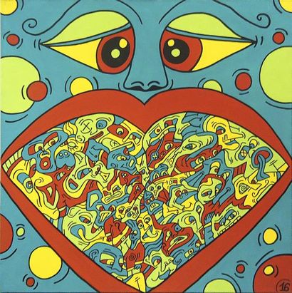 CEZ ART
LA BOUCHE OUVERTE - 2010 technique...