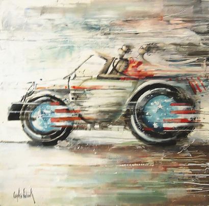 PATRICK CORNEE
ON THE ROAD 66 - 2010 huile...
