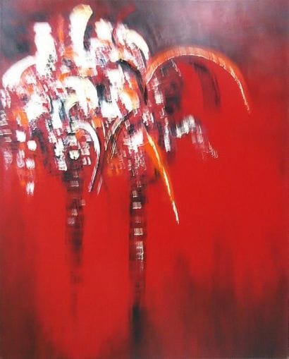 MARY GOR
UTSAVA (JOUR DE FETE) huile sur...