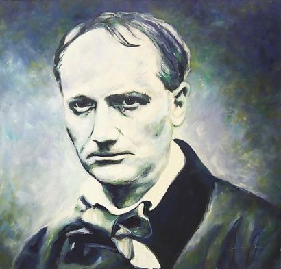 CYRIL LEYSIN
BAUDELAIRE - 2009 Huile sur...
